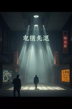 剧集《第七次日落》封面，宇航员站在橙红色黄昏舷窗前
